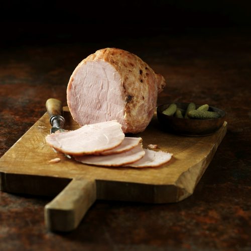 Carved Wiltshire ham